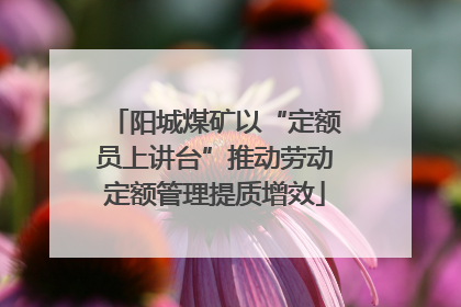 阳城煤矿以“定额员上讲台”推动劳动定额管理提质增效